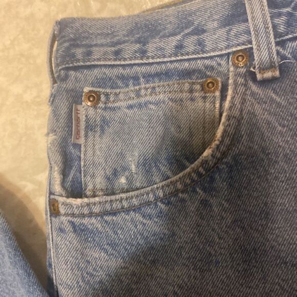 CARHARTT Traditional Fit Jean 40x30 100% Cotton See Pics for Flaws - Picture 5 of 10